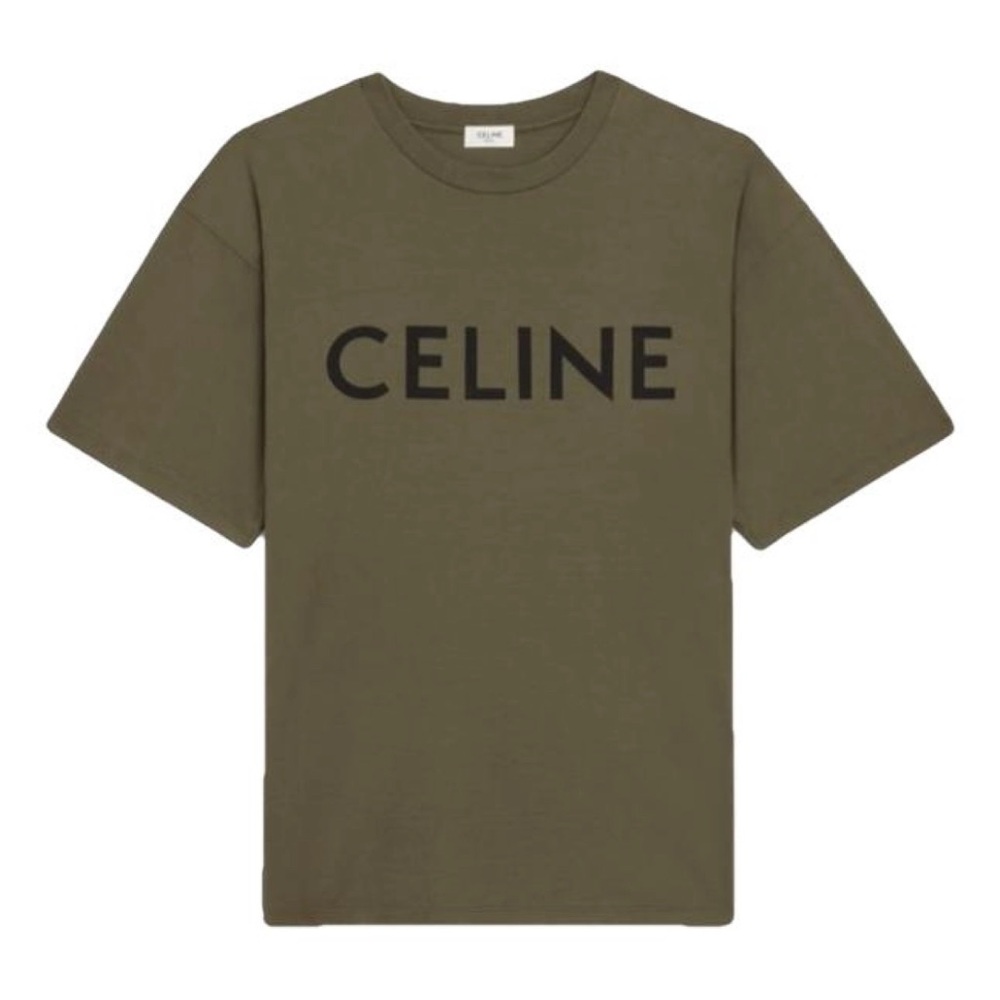 Celine Olive Green T-shirt - Men's Large (L)